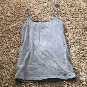 basic gray cami